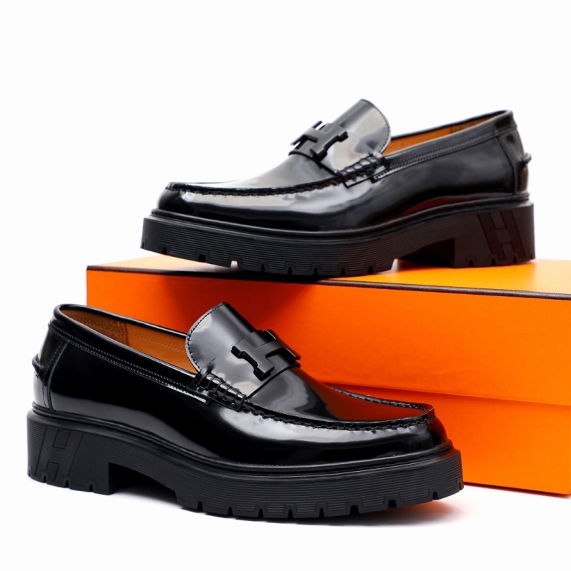 H**mes leather shoes